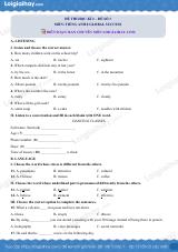 Đề thi học kì 2 Tiếng Anh 8 Global Success - Đề số 3